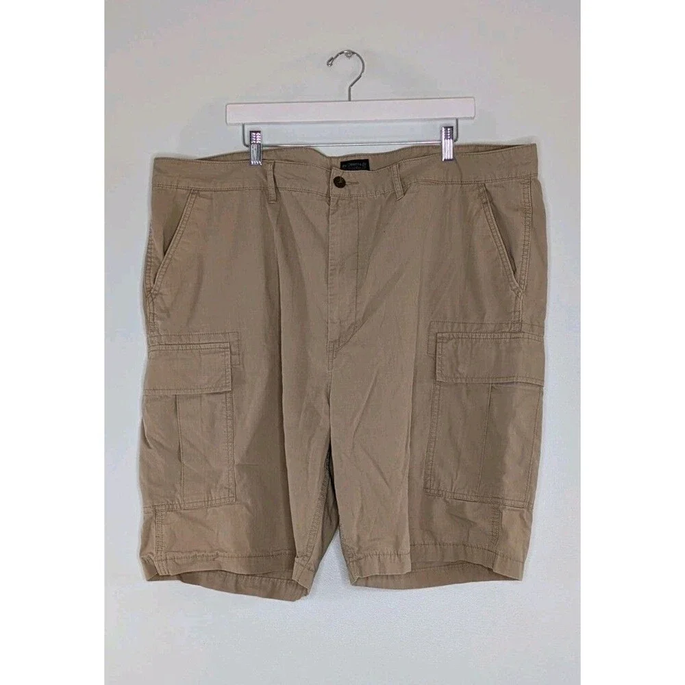 Levis Shorts Mens 44 Beige Cargo Workwear Casual Surplus Flat Front 10